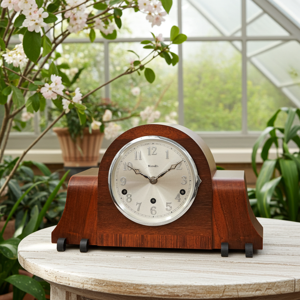 Vintage Art Deco Wendts Westminster Melody Chime Mantel Clock | Adelaide Clocks