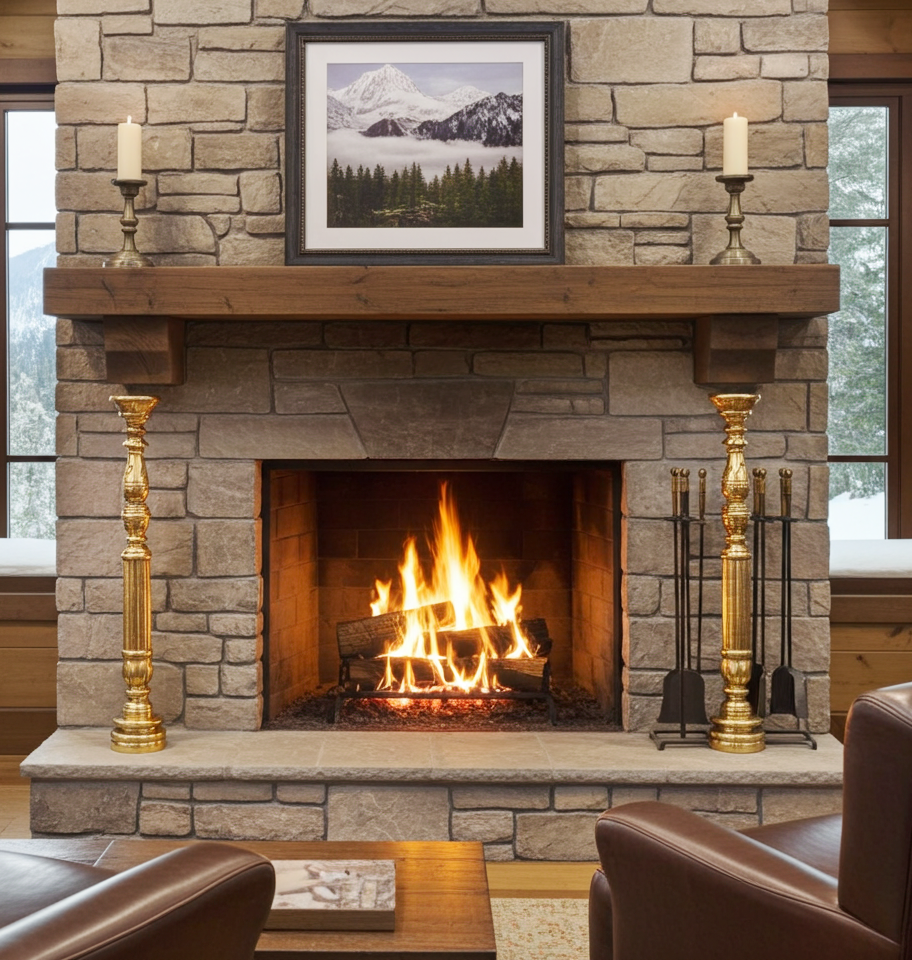 Vintage Gold Gilt
Ornate Wooden Pair of
Pedestal Candle Holders | Adelaide Clocks