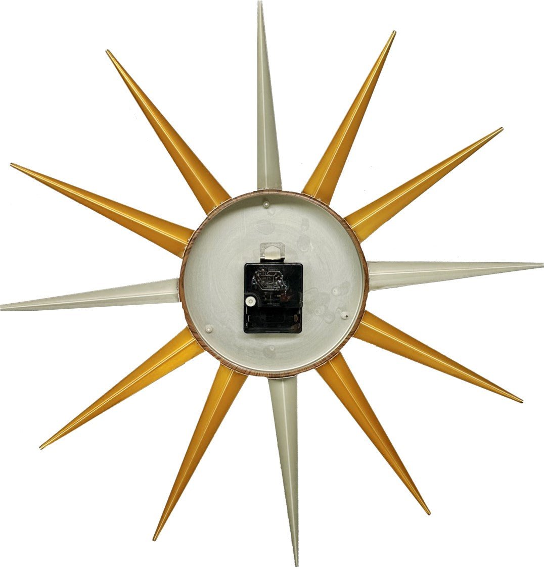 Vintage Starburst CHRONOS Electronic Battery German Wall Clock | Adelaide Clocks
