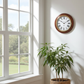 Antique ANSONIA Round Station Wall Clock | Adelaide Clocks