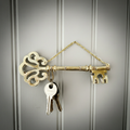 Vintage Solid Brass Wall Hanging Key Holder | Adelaide Clocks