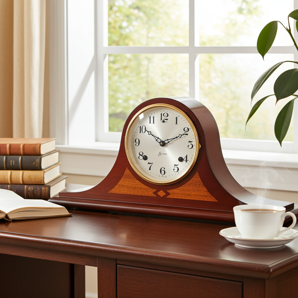 Vintage Sessions Hammer on Coil Strike Mantel Clock | Adelaide Clocks