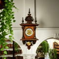 Antique HAC Pendulum Battery Wall Clock | Adelaide Clocks