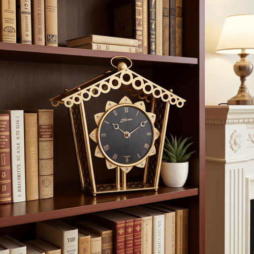Vintage Mauthe Sunburst German Battery Mantel Clock | Adelaide Clocks