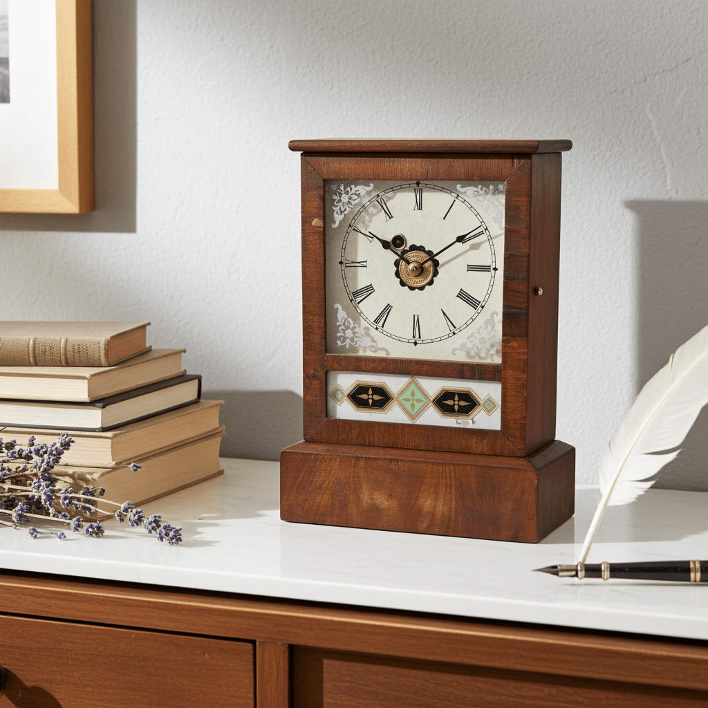 Wooden Alarm Clock - Mantel Clock - Adelaide Clocks
