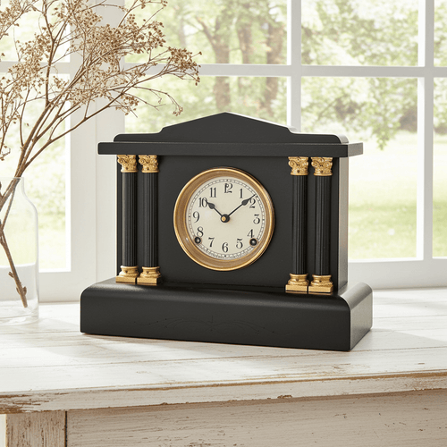 Antique Sessions USA Hammer Strike Mantel Clock | Adelaide Clocks
