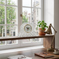 Vintage German Crystal Desk Mantel Clock | Adelaide Clocks