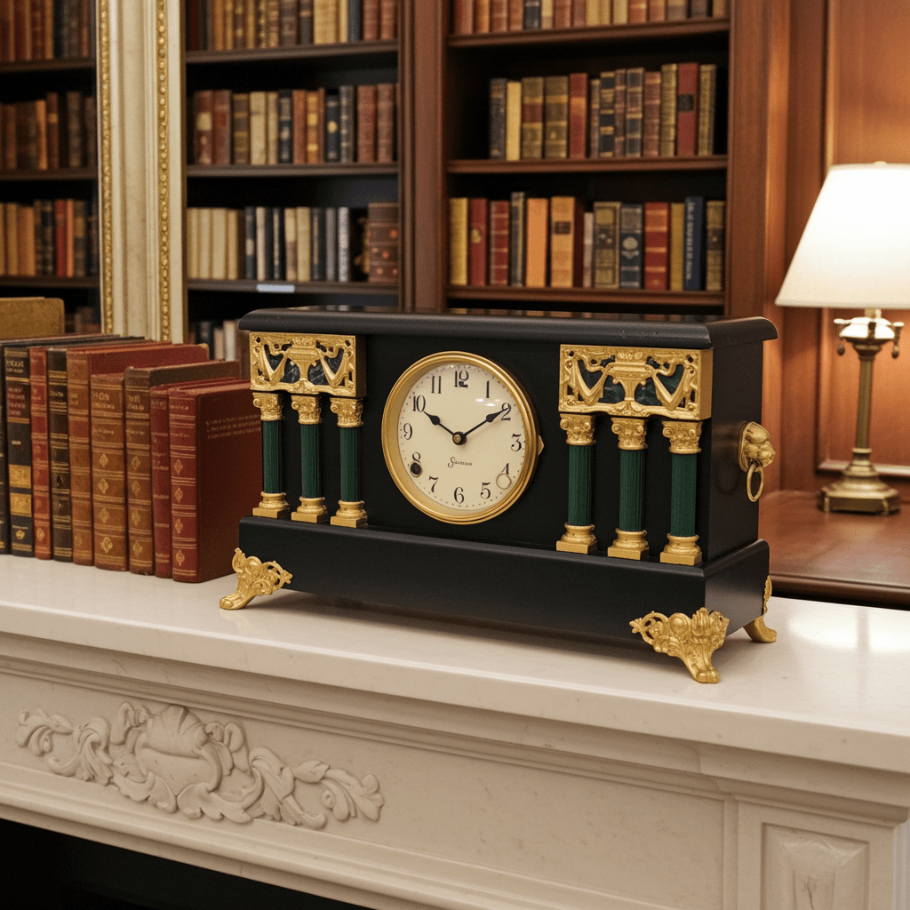 Antique Sessions Hammer Chime Mantel Clock | Adelaide Clocks