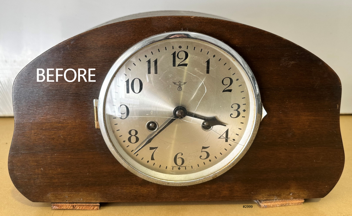 Vintage FMS Hammer on Coil Strike Pendulum Mantel Clock | Adelaide Clocks