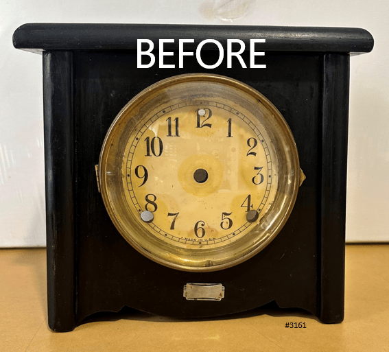 Antique American Wooden Mantel Quartz Clock | Adelaide Clocks