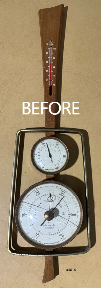 Vintage Art deco Airguide U.S.A. Wall Barometer, Thermometer & Hygrometer | Adelaide Clocks