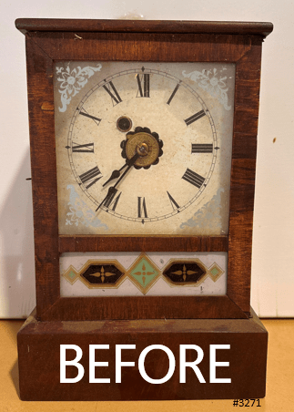 Antique Petite Alarm Mantel Clock | Adelaide Clocks