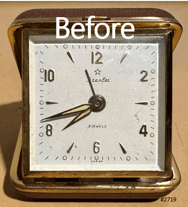 Starett Clock Vintage Starlet Travel Pocket Folding Alarm Clock | Adelaide Clocks