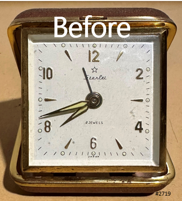 Vintage Starlet Travel Pocket Folding Alarm Clock | Adelaide Clocks