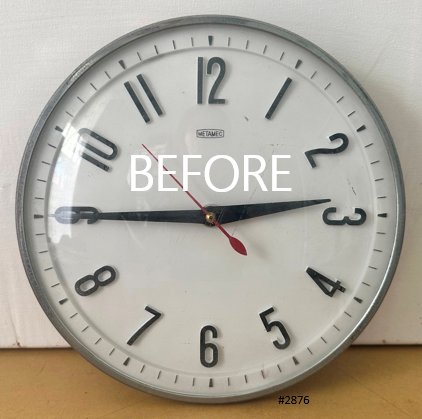 Vintage Metamec Bakelite Battery Wall Clock | Adelaide Clocks