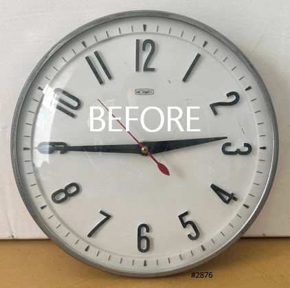Vintage Metamec Bakelite Battery Wall Clock | Adelaide Clocks