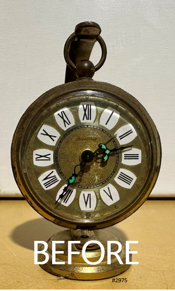 Vintage Blessing German Alarm Hanging Stand Bedside Desk Clock | Adelaide Clocks