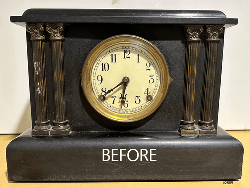 Antique Sessions Battery Mantel Clock | Adelaide Clocks