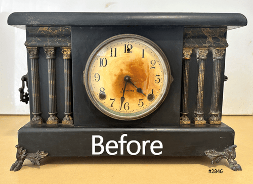 Antique Sessions Hammer on Coil Strike Mantel Clock | Adelaide Clocks