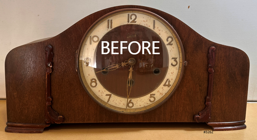Vintage German Baduf Quartz Mantel Clock | Adelaide Clocks
