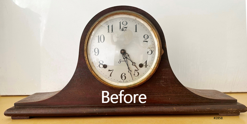 Vintage Sessions Hammer on Coil Strike Mantel Clock | Adelaide Clocks