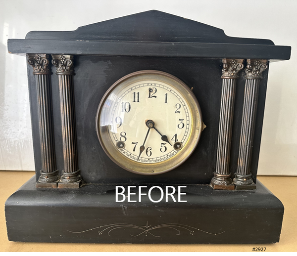 Antique Sessions USA Hammer Strike Mantel Clock | Adelaide Clocks
