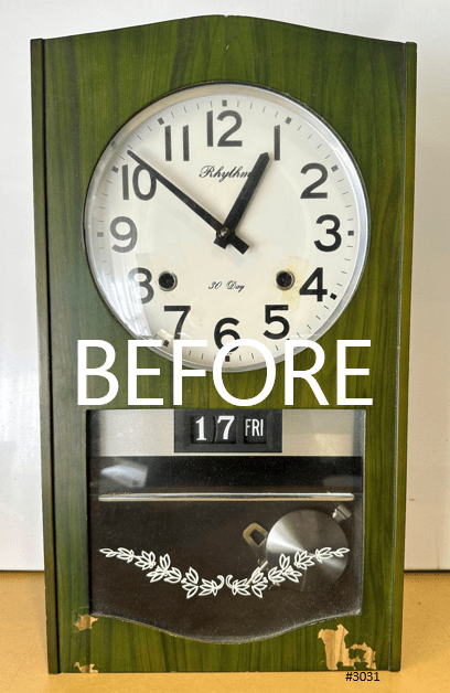 Vintage Rhythm 30 Day Time & Calendar Japan Wall Clock | Adelaide Vintage Rhythm 30 Day Time & Calendar Japan Wall Clock | Adelaide