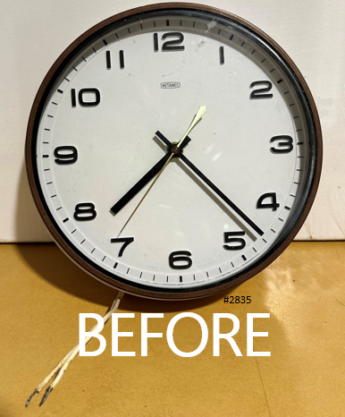 Vintage Metamec Battery Wall Clock | Adelaide Clocks