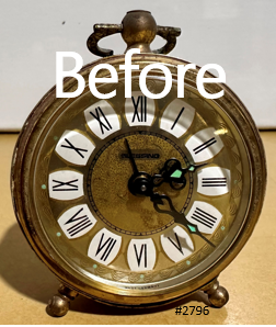 Vintage Blessing German Alarm Bedside Desk Clock | Adelaide Clocks