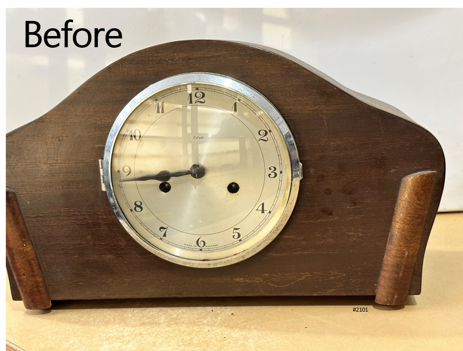 Enfield Clock Collection Original Vintage Enfield Hammer Chime Mantel Clock | Adelaide Clocks