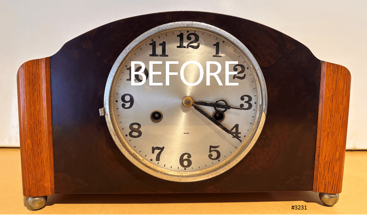 Vintage HAC Inpro Hammer on Coil Strike Mantel Clock | Adelaide Clocks