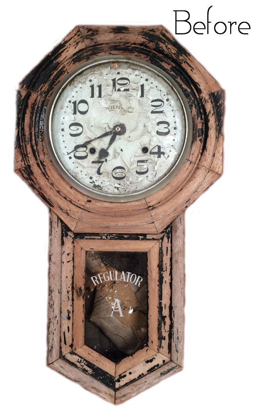 Antique Scientific Hammer Strike Wall Clock | Adelaide Clock