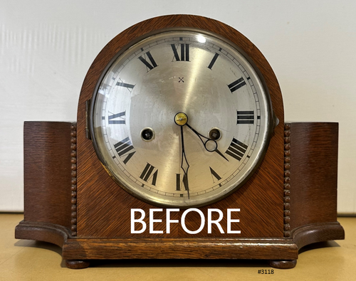 Vintage HAC Hammer on Coil Strike Mantel Clock | Adelaide Clocks