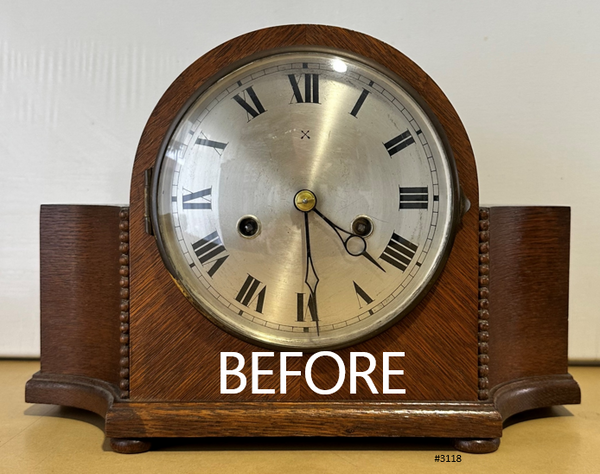 Vintage HAC Hammer on Coil Strike Mantel Clock | Adelaide Clocks