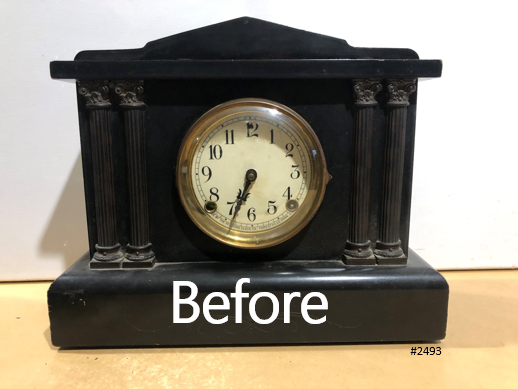 Antique Sessions Battery Mantel Clock | Adelaide Clocks