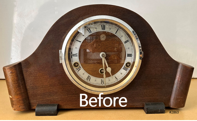 Vintage Art Deco England Westminster Chime Mantel Clock | Adelaide Clocks