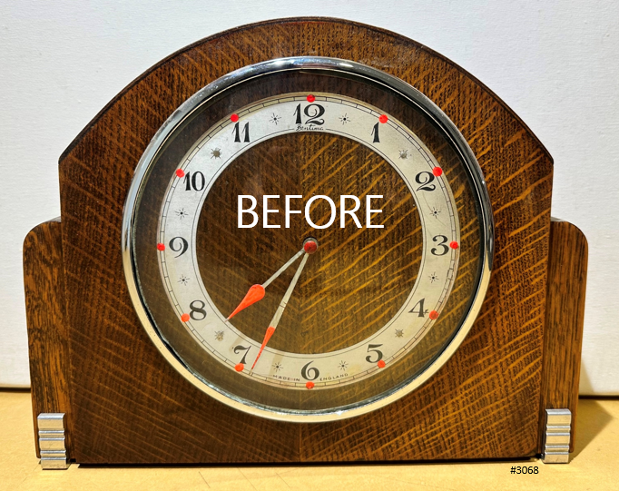 Vintage Bentima Art Deco Quartz Mantel Clock | Adelaide Clocks