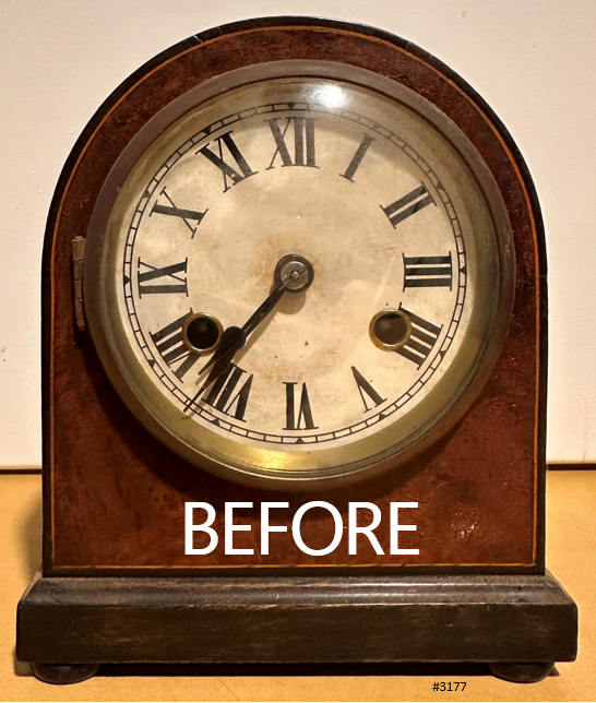 Vintage Cathedral Hammer on Coil Strike Mantel Clock | Adelaide Clocks