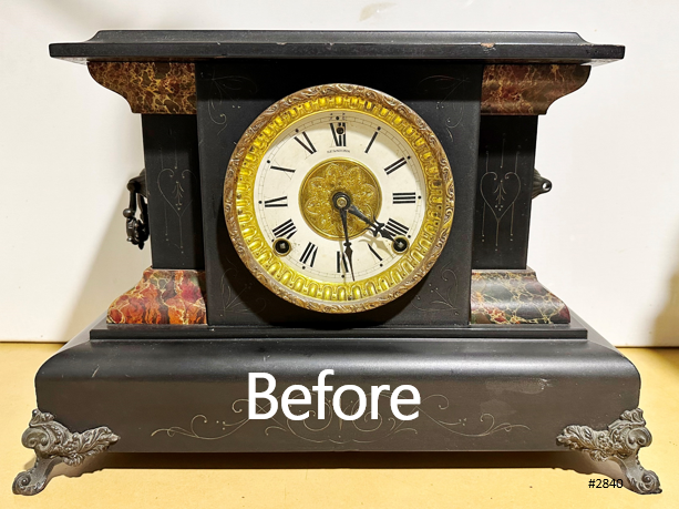 Antique Sessions Bell Chime Hammer on Coil Strike Mantel Clock | Adelaide Clocks
