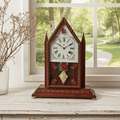 Antique Steeple Waterbury Hammer on Coil Chime Mantel Clock | Adelaide Clocks