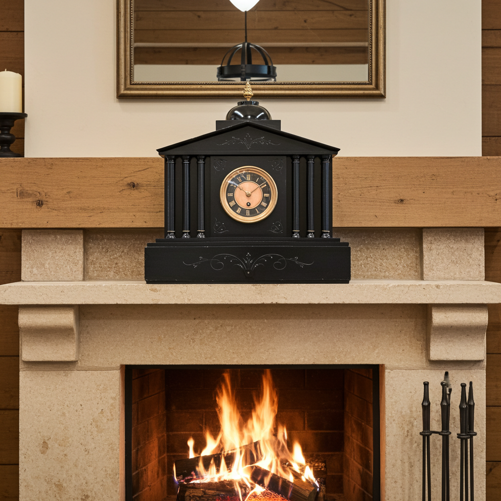 Antique French Slate Mantel Clock | Adelaide Clocks
