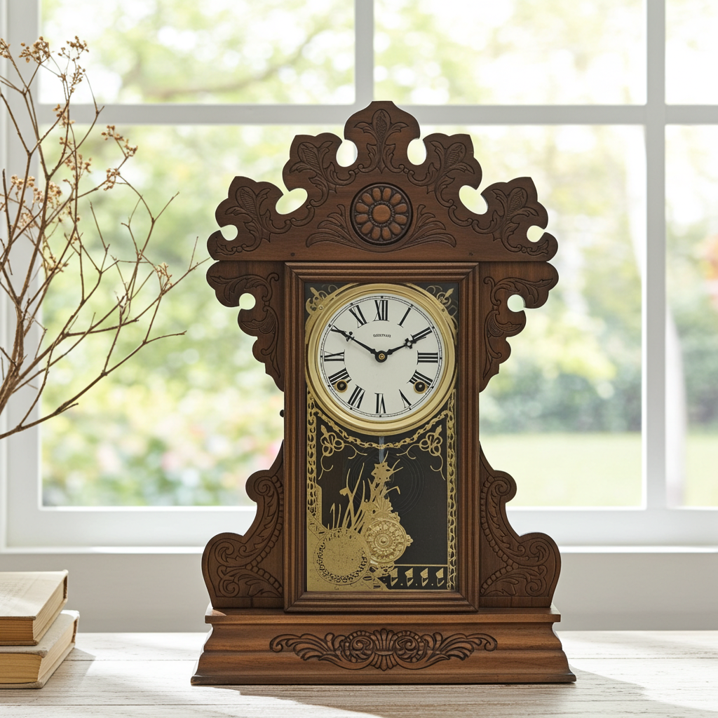 Antique Sessions Cottage Mantel Clock | Adelaide Clocks