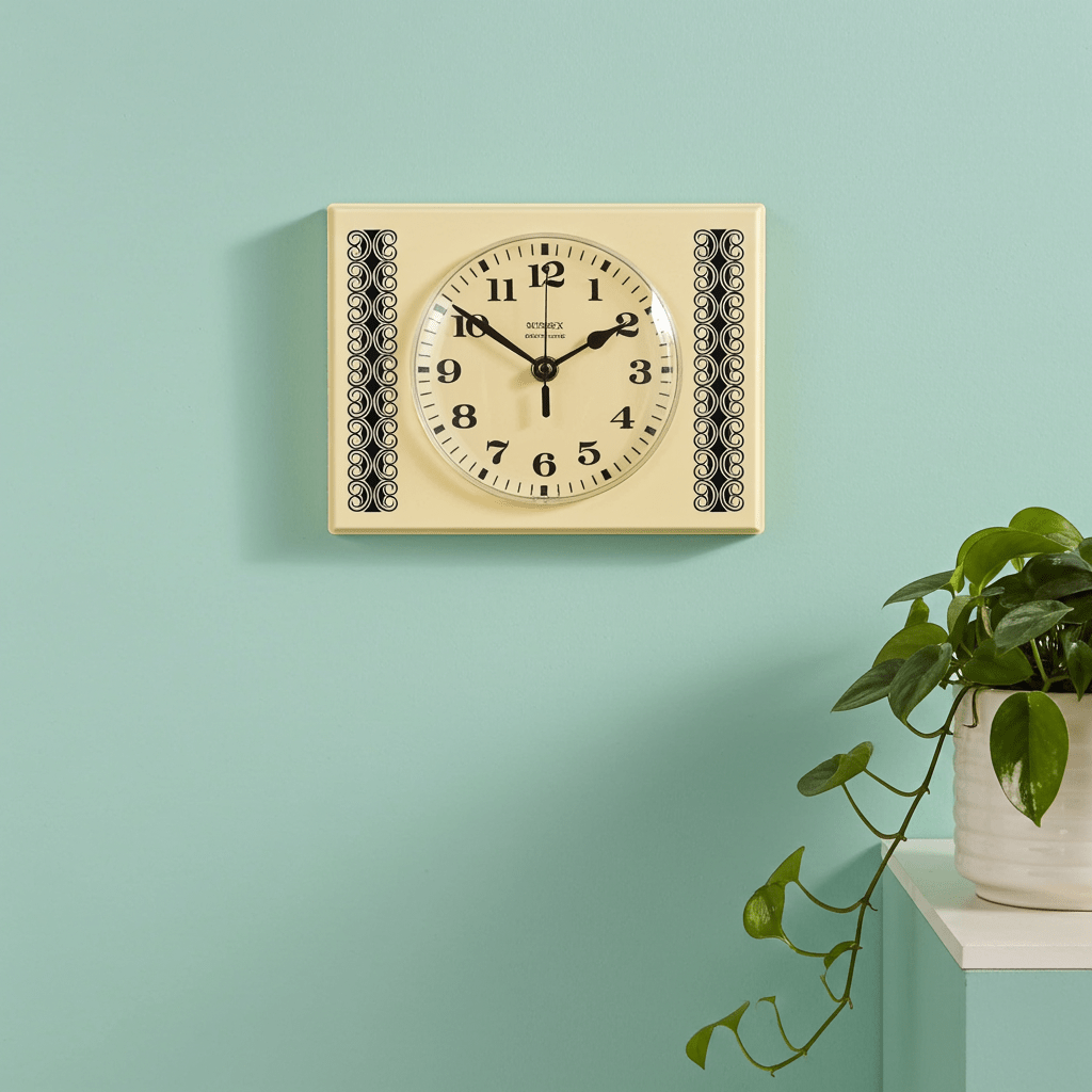 Vintage Art Deco Sussex Kitchen Wall Clock | Adelaide Clocks