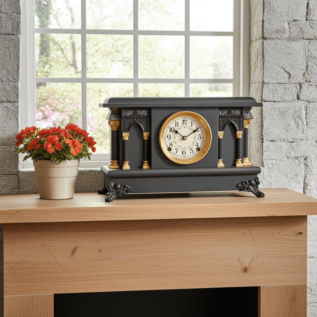 Antique Sessions Hammer Coil Strike Mantel Clock | Adelaide Clocks
