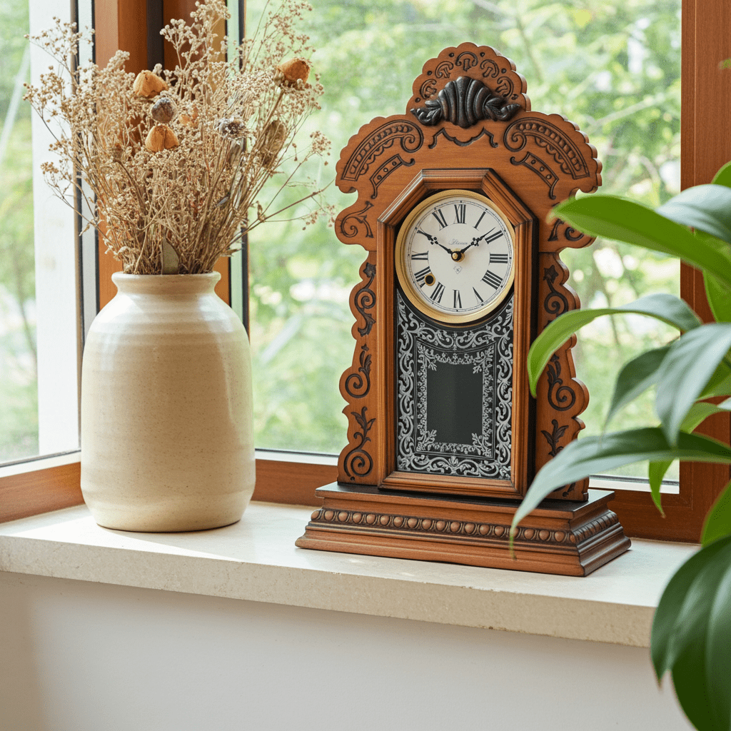 Antique Original Ansonia Cottage Mantel Clock | Adelaide Clocks