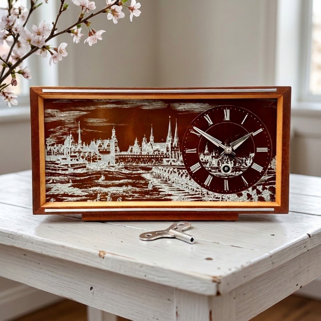 Vintage Art Deco Cathedral Mantel Clock | Adelaide Clocks