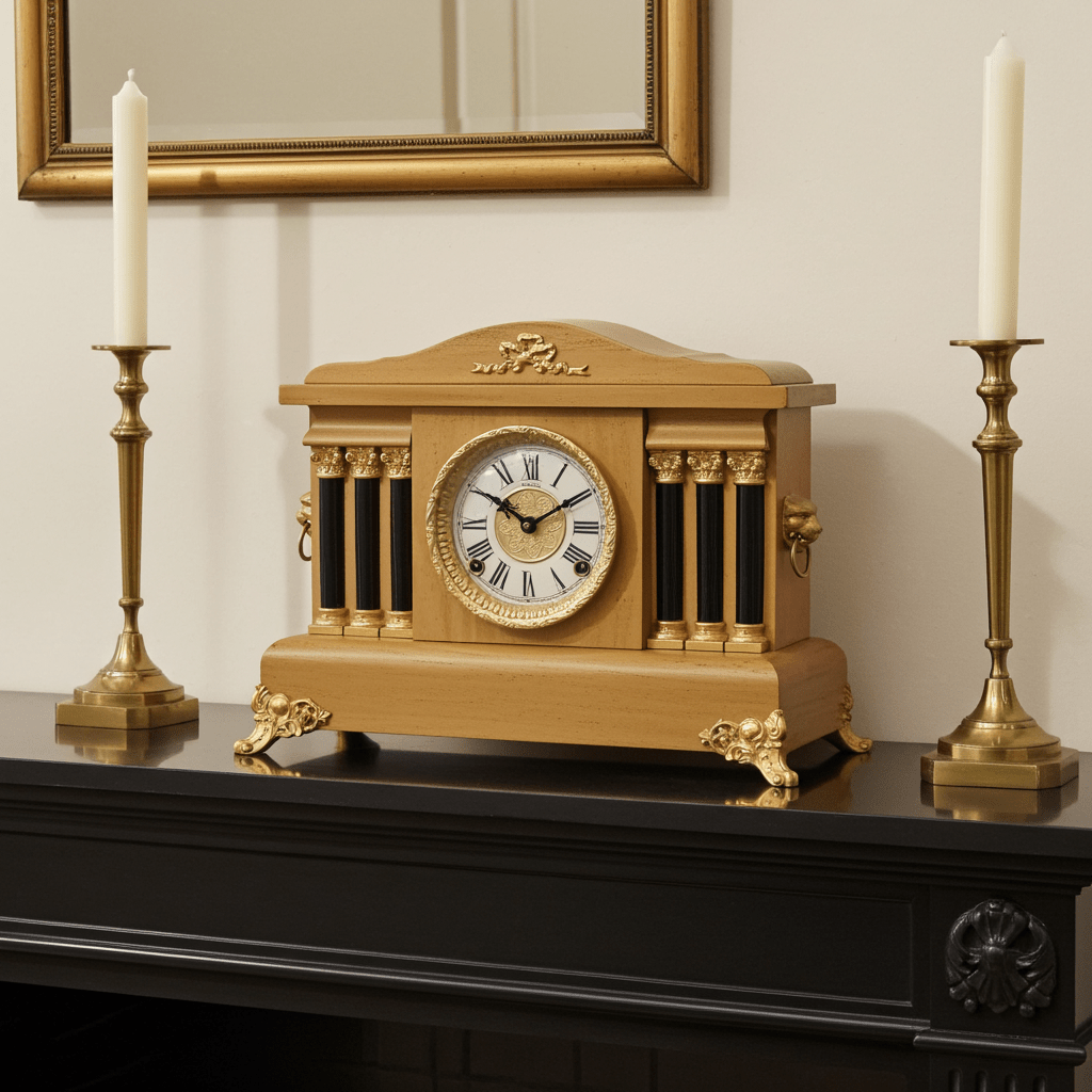 Antique Sessions Hammer on Coil Chime Mantel Clock | Adelaide Clocks