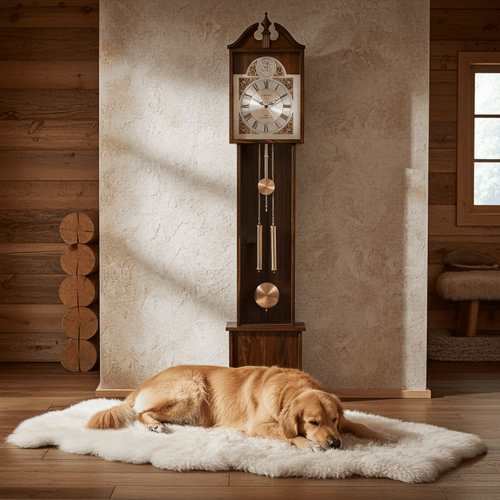 Vintage Tempus Fugit Grandmother Battery Clock | Adelaide Clocks