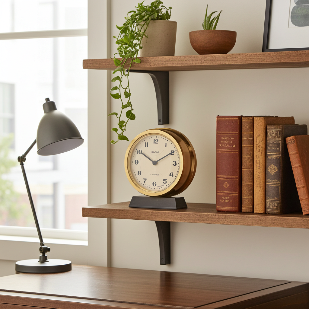 Vintage SLAVA USSR Alarm Bedside Desk Clock | Adelaide Clocks