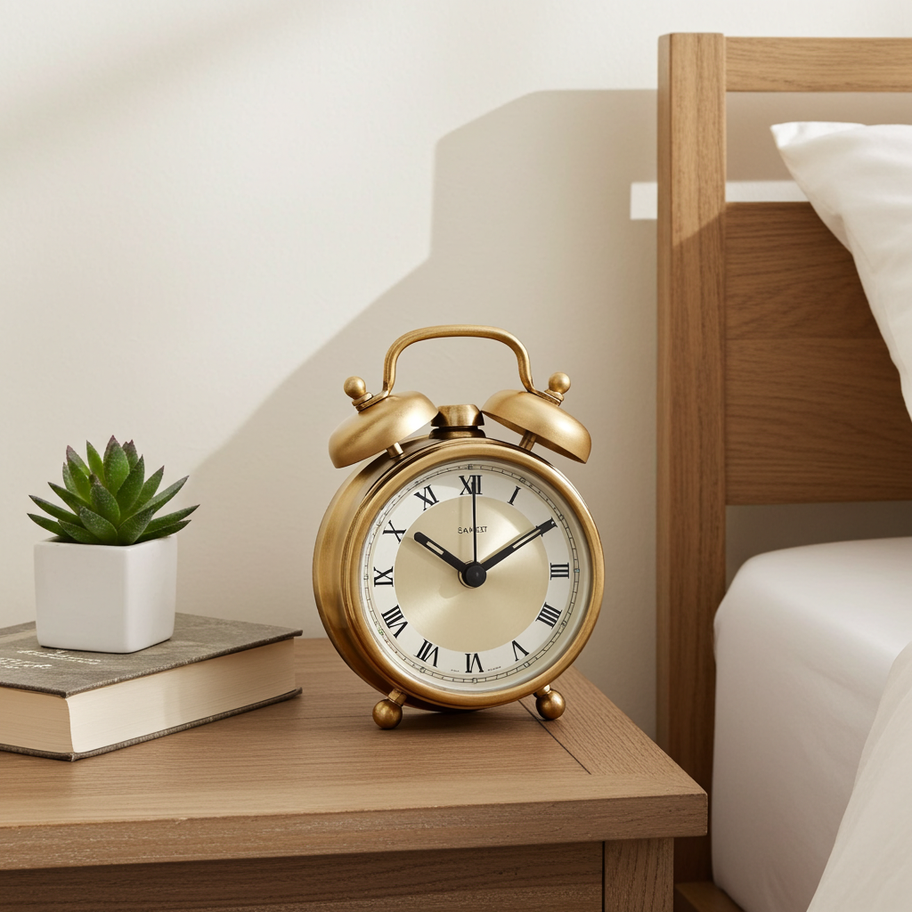 Vintage SALVEST Alarm Quartz Desk Clock | Adelaide Clocks
